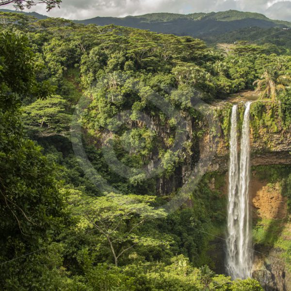 Waterfall in Mauritius - Nature Stock Photo Agency