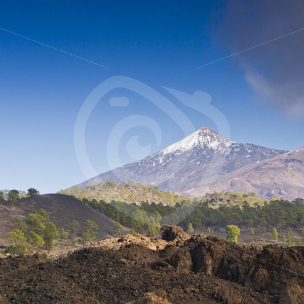 Mount Teide with dark clouds coming - Nature Stock Photo Agency