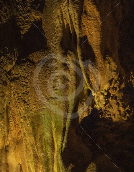 Stalactites in the gouffre of Padirac, region of the Lot - Nature Stock Photo Agency
